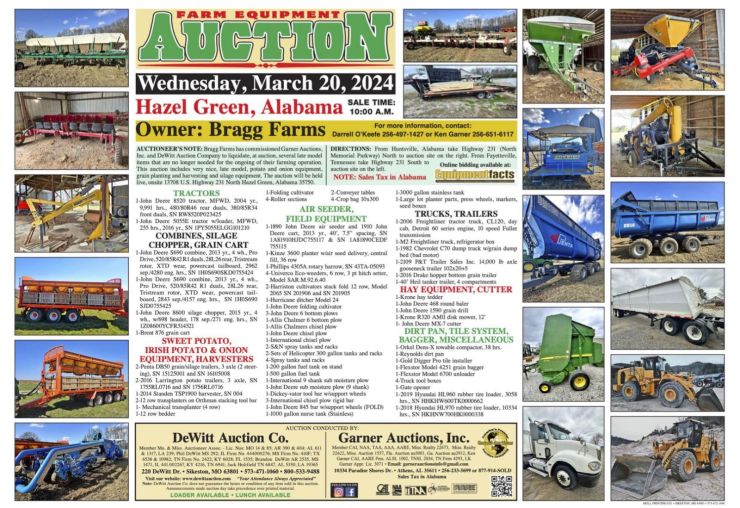 Bragg Farms Auction