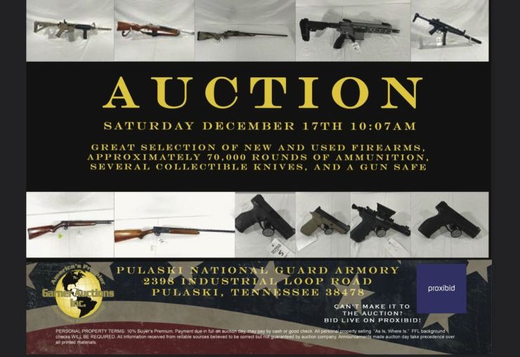 Huge Firearms Auction
